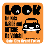 Look before you lock window cling