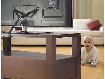 Example of a TV wall mount